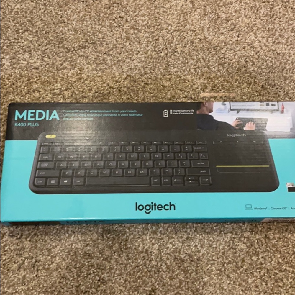 Logitech Wireless Touch TV Keyboard